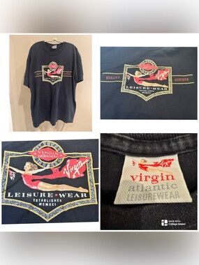 Vintage 90s Virgin Atlantic Airline T-Shirt